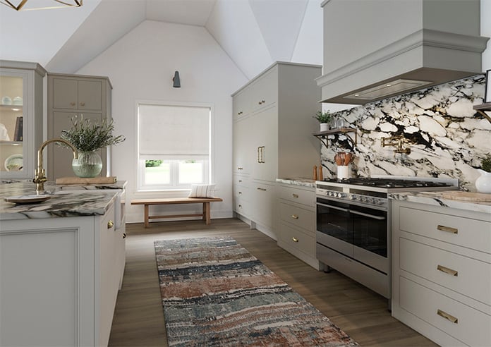 Laura Ashley Swanson, Dove Grey - Twist&Fit Roman Blind - Image 7